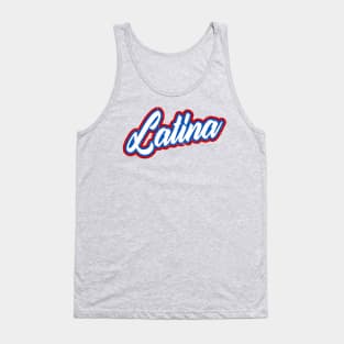 Latina - red white blue design Tank Top